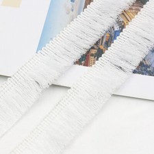 5M Fringe Edging Tassel Trimming Ribbon Sewing for Curtain Furniture Decor DIY