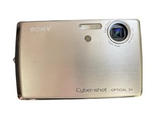 Sony Cybershot DSC-T33 5.1MP Digital Camera Works - Broken Screen