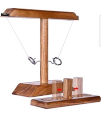 Hook and Ring Game with Shot Ladder, Ring Toss Game for Adults, NEW in Box