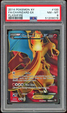 2014 POKEMON XY FLASHFIRE #100 FULL ART CHARIZARD EX PSA 8 on eBay
