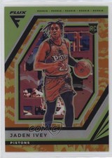 2022-23 Panini Flux Rookies Sunrise Prizm Jaden Ivey #214 0c6