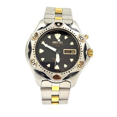 SEIKO Scuba 5M23-7A00 Auto Quartz Men's Watch 200m Water Resistant