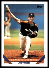 Jimmy Jones 1993 Topps #477 Houston Astros MLB READ FREE SHIPPING AutographDen