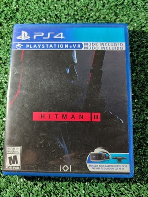 Hitman 3 - Sony PlayStation 4 PS4 VR Mode Included, Tested, Works, Great Cond