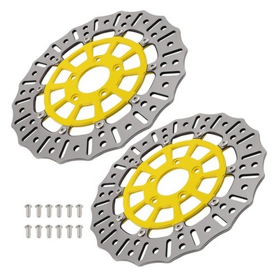 2x 11.8'' Floating Brake Rotor Disc for Harley-Davidson Trike 09-19 Softail 15-24