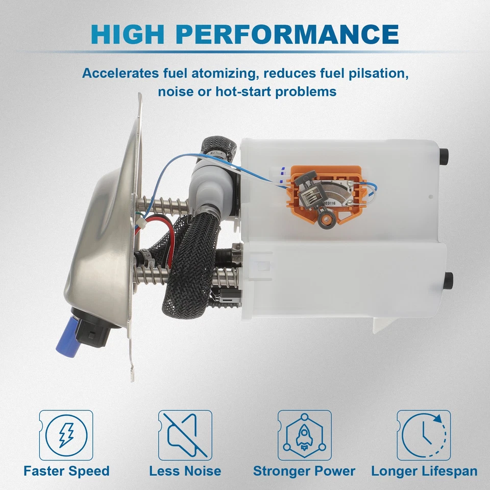 Conjunto de bomba de combustible eléctrica de 2 puertas cupé 2,0 L 2,5 L para Mercury Cougar 1999-2002 Foto 3 de 4