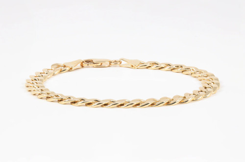 7,5" 14k Gelbgold Panzerkette Armband (14,93g.) - Bild 1 von 2