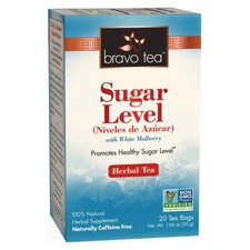 Bravo Tea, Sugar Level Herbal Tea With White Mulberry, 20