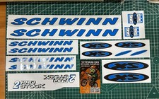 Schwinn XS 2 pro stock (darkblue) BMX sticker decal
