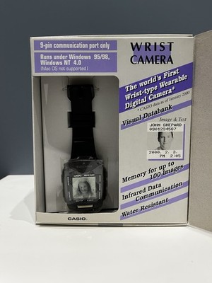 Casio Wrist Camera WQV-1 - Vintage Digital - NEU (NOS) Digital Watch