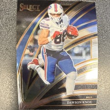 Dawson Knox 2025 Panini Select #286 Club Level Buffalo Bills NFL