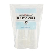 Smart & Simple Plastic Cups 9 fl oz (266 mL) Round Plastic Cup 8 pk/ 352 Count