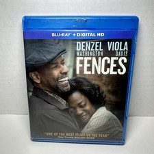 Fences [Blu-ray] Denzel Washington + Viola Davis - Very Good - Tested