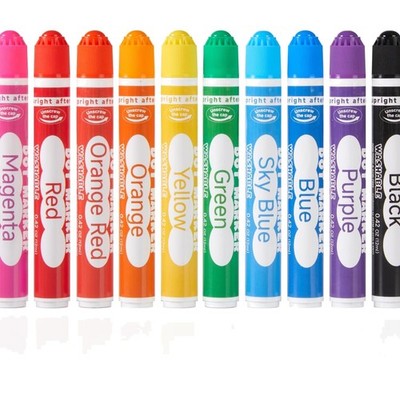 Dot Markers Set 10 Kinderstifte auswaschbar ungiftige Wasserbasis Farbenfroh