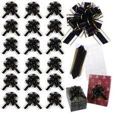 Gift Wrapping Pull Bows 6 Inch Large Ribbon Bows for Bouquet 20 Pack Set