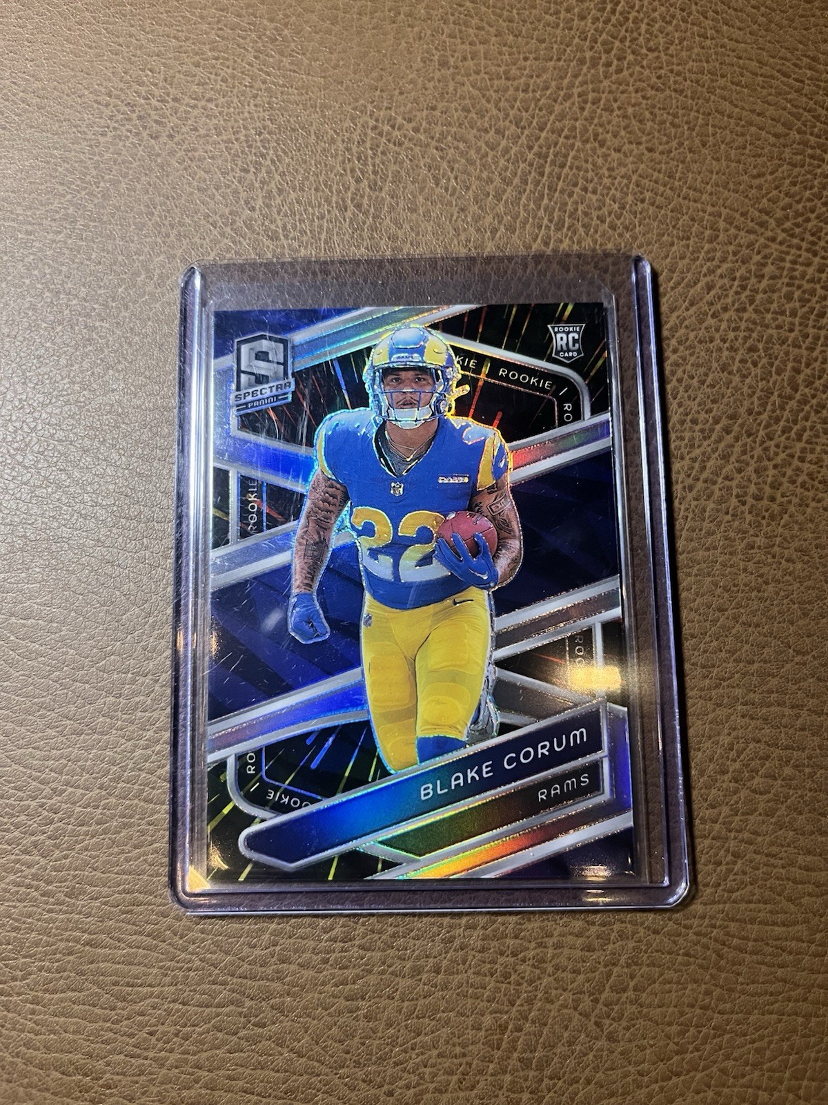 2024 Panini Spectra - Rookies Blake Corum #135 Hyper Prizm /75 (RC)