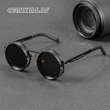 Polarized Round Sunglasses ND9 Adjustable Dimming Retro Fishing UV400 Shades