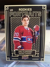 2022-23 Upper Deck UD Portraits Rookies Juraj Slafkovsky Rookie #P-74 Montreal