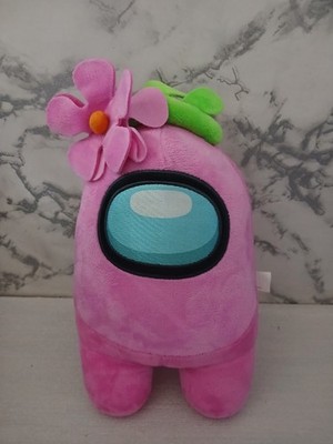 Among Us Plüschtier Kuscheltier rosa Blume Top 12 Zoll Videospiel Figur Toikido