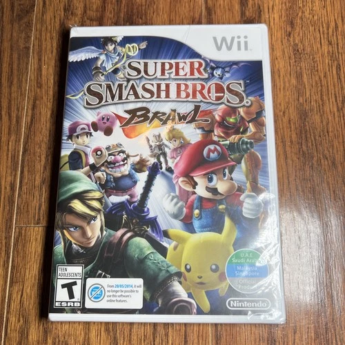 Super Smash Bros. Brawl Game(Nintendo Wii) Wii (Brand New & Factory Sealed!)