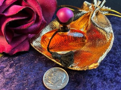 Vintage Avon Far Away Parfum Mini Perfume .13 oz GOLD POUCH
