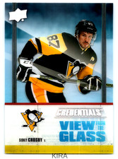 2021-22 Upper Deck Credentials - Sidney Crosby #VG-1 - View From The Glass