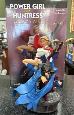 DC Direct Power Girl & Huntress Legacy Statue LE #333/1100 with Box + COA