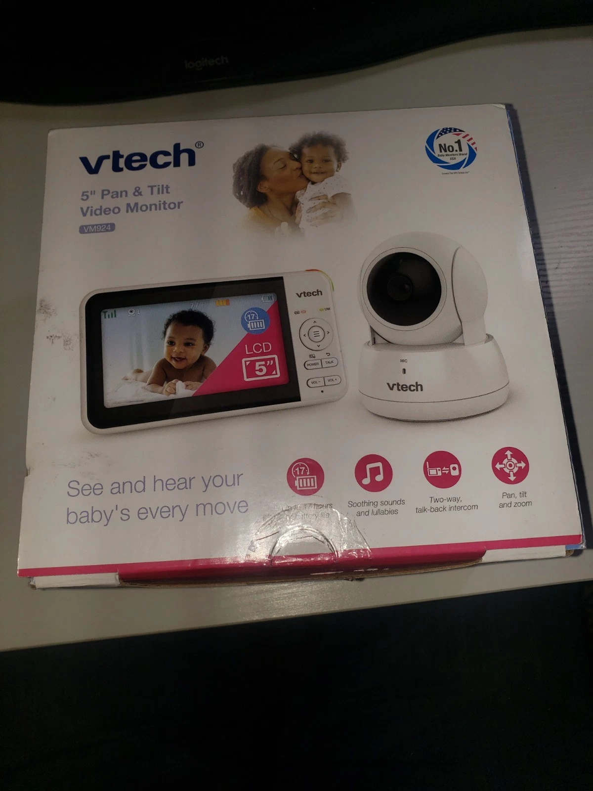 Vtech 5'' Pan&titl Video Monitor
