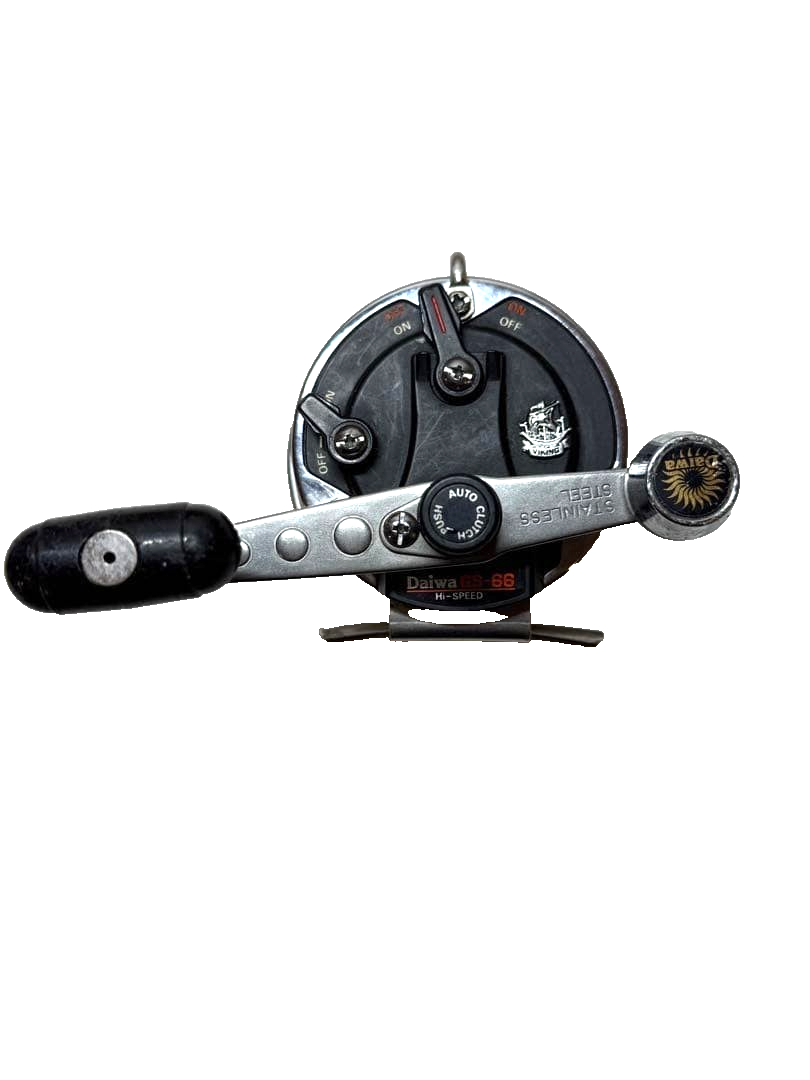Daiwa GS-66 Viking Side-Cast Reel JDM Vintage Black Ship High