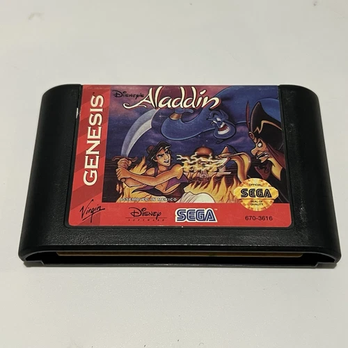 Disney's Aladdin (Sega Genesis, 1993) Cart Only Tested