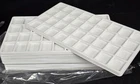 12 x Brand New 36 Slot Storage Felt Tray Lot - Gemstones, Rings, Coins, & More!