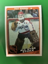 1984-85 O-Pee-Chee Pat Riggin AS Washington Capitals #218