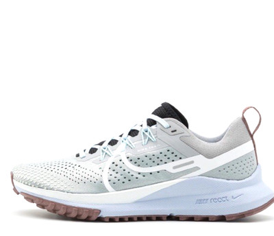 Women's Nike React Pegasus Trail 4 Light Smoke Grey - Size 8