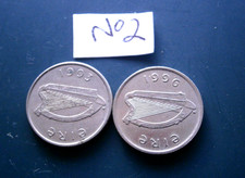 Two Irish five pence coins  1993 and 1996 FREE P&P (my Ref No2)