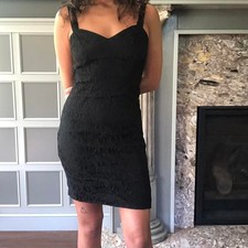 90s goth lace dress