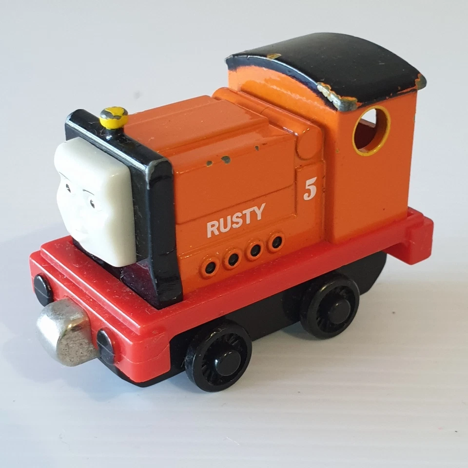 Rusty Diecast Train Thomas And Friends Take N Play Magnetic Learning Curve 2004 - Image 4 of 4