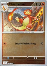 Charmeleon 12/94 Reverse Holo Common Phantasmal Flames NM Pokemon TCG