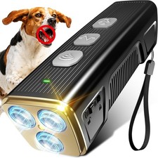 Dog Bark Deterrent Ultrasonic Training Device for Anti Barking 3 Modes 50 Ft