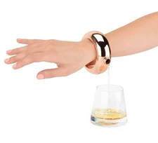 NEW Blush Charade ROSE GOLD 4 oz Bracelet Flask - Sip Laugh Love Stealth Flask