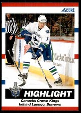2010-11 Score Glossy Alexandre Burrows #492