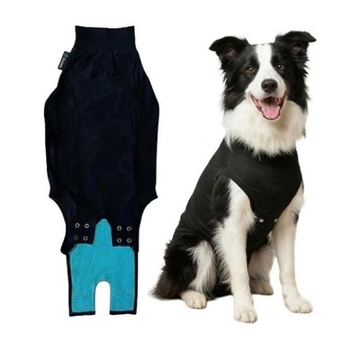 Recovery Suit for Dogs - Dog Surgery Recovery Suit with Clip-Up System - Brea...