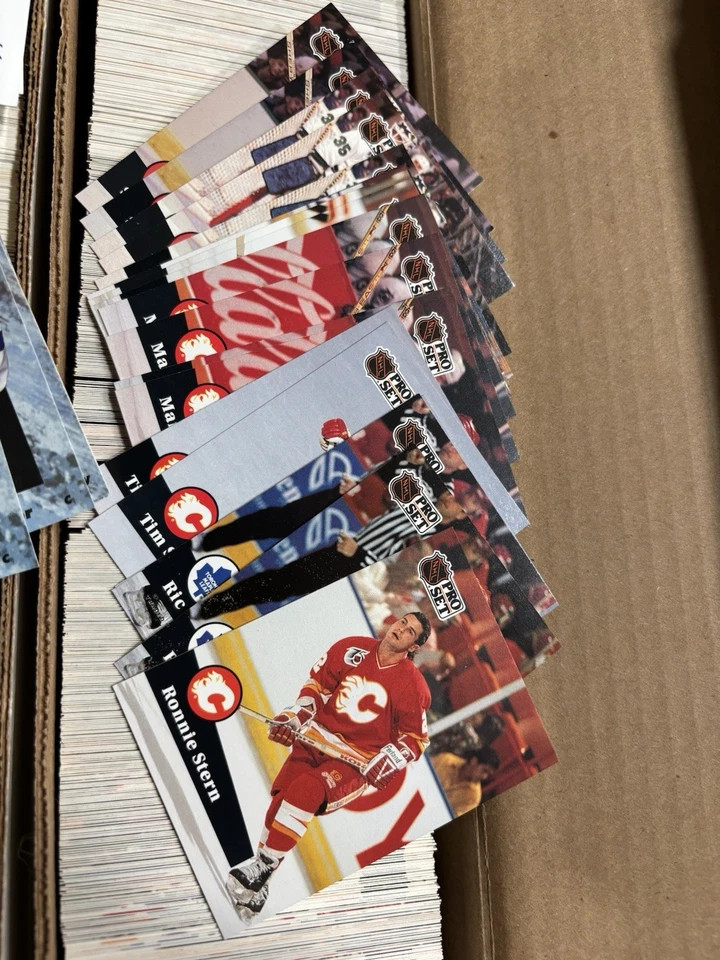 复古/Throwback 1990 - 91 专业套装 NHL 曲棍球盒 批量 混合卡 — 第 3/4 张图片