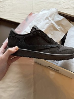 Travis Scott Velvet Brown Air Jordan 1 Lows Sneakers Men's Size 8 US Men's