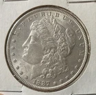 1887 Silver Morgan Dollar Philadelphia BU