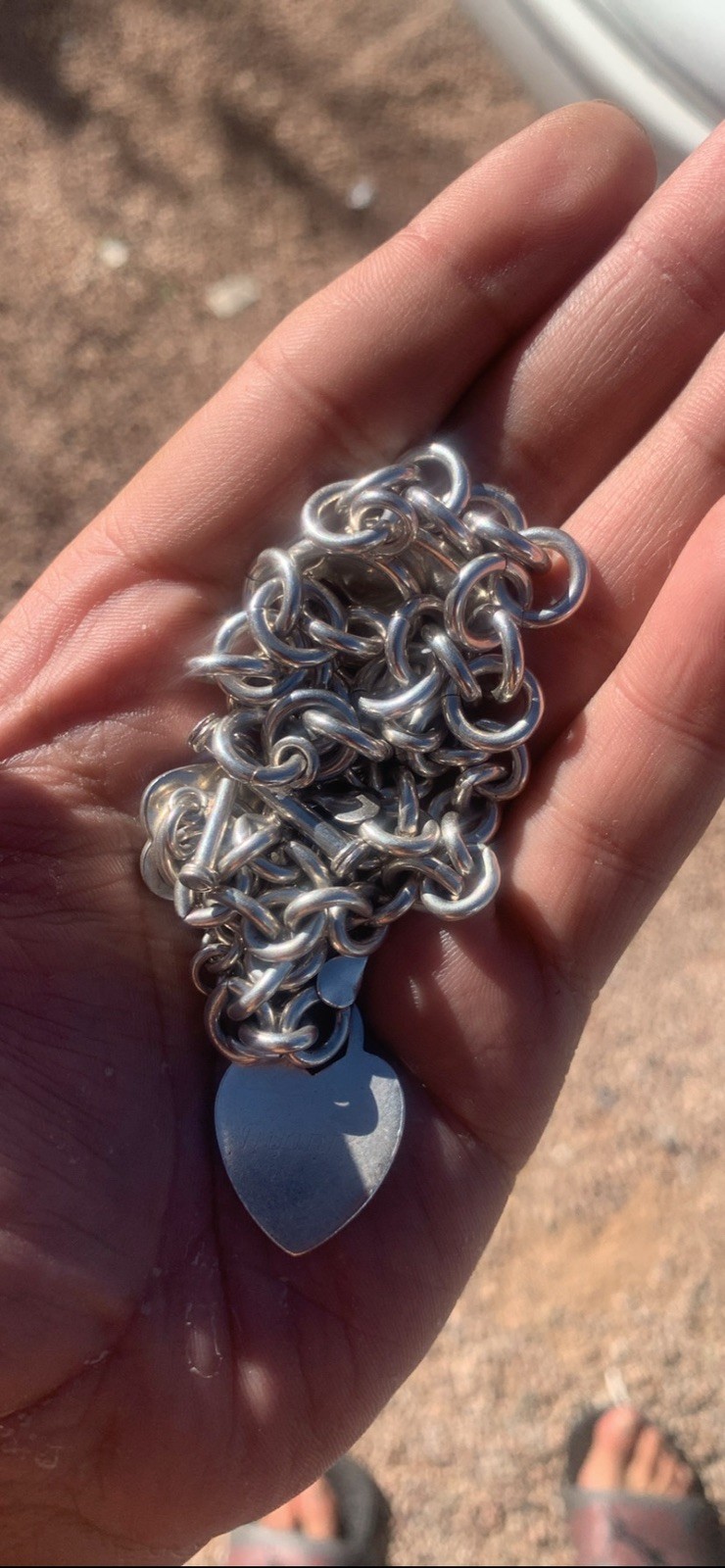 Solid Sterling Silver  Bracelet - image 3