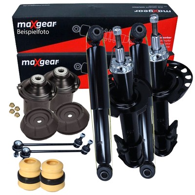 4x MAXGEAR Stoßdämpfer Domlager Stabi Satz für COMBO MERIVA OPEL