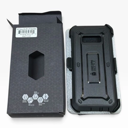 OPEN BOX  SUPCASE Unicorn Beetle Pro Samsung Galaxy S8 Rugged Case Holster Black