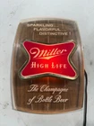 Vintage Miller High Life Beer Lighted Sign The Champagne Of Bottle Beer