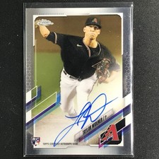 2021 Topps Chrome Taylor Widener Rookie Autographs Base No Tw