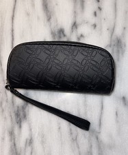 NWOT Oakley Sunglasses Zippered Case w/ wristlet strap and logo embossed pattern